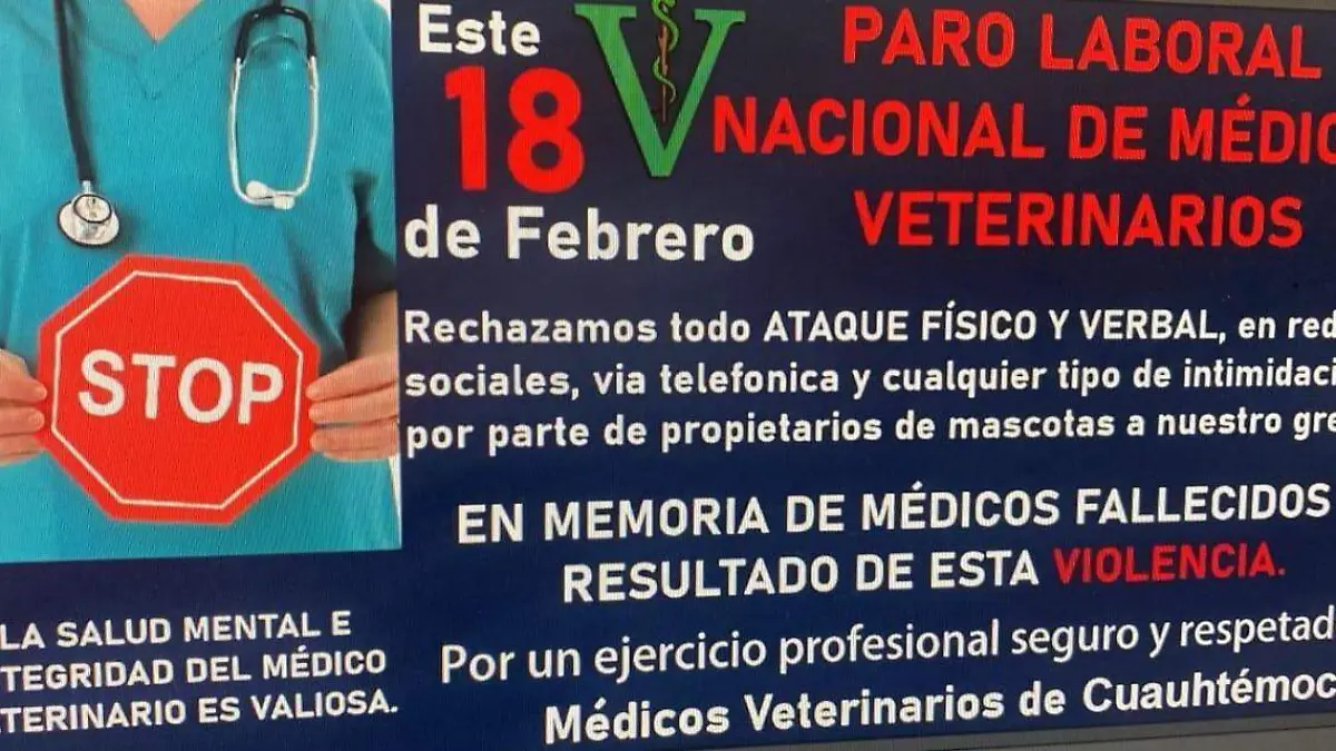 paro veterinarios